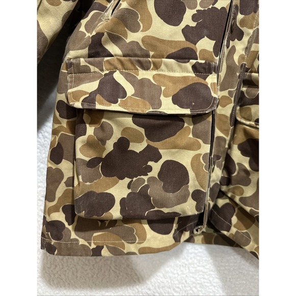 Vintage GameHide RWH-1 3G Foursquare Camo Waterproof Hunting Jacket Men's Size M - Picture 15 of 16